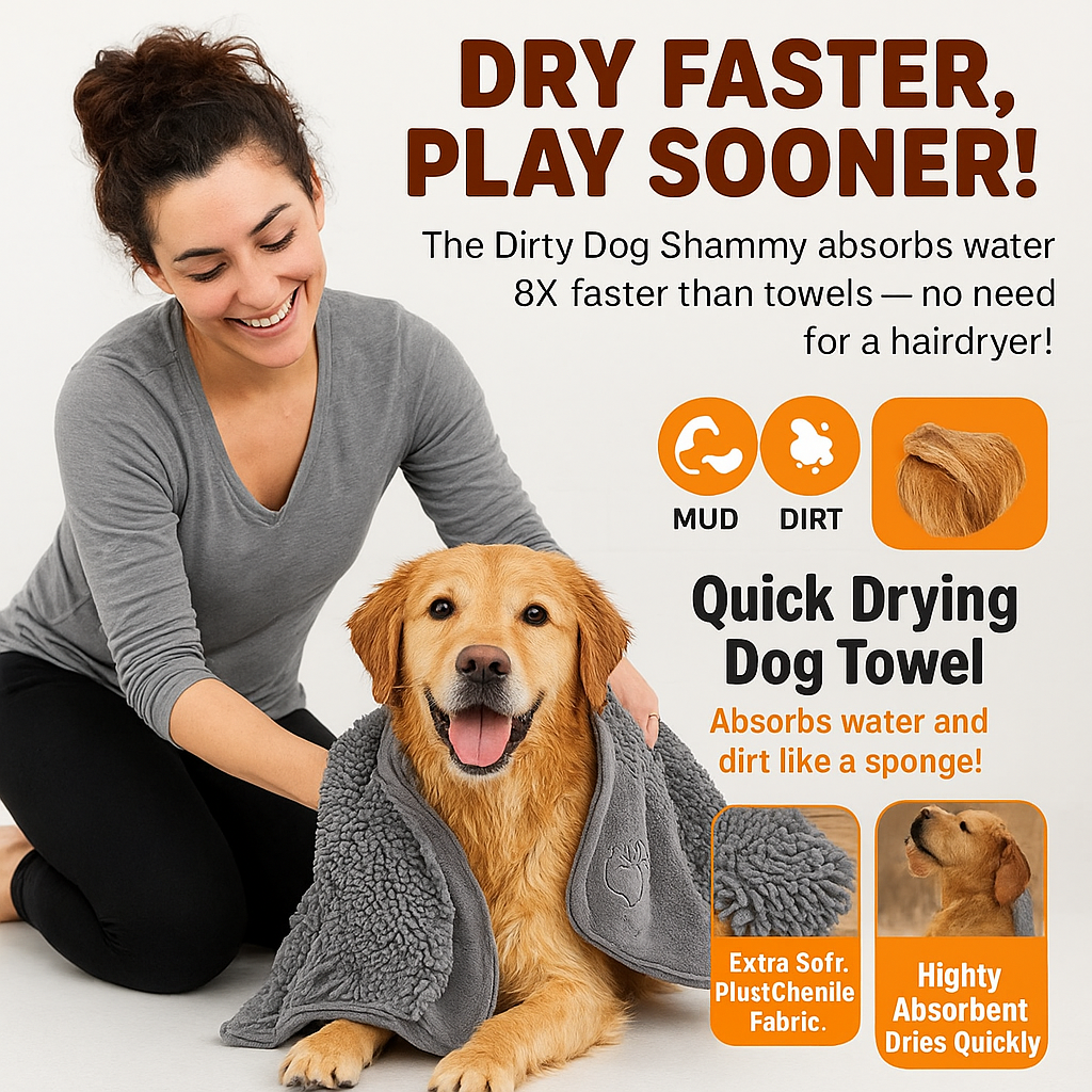 Microfiber Towel for Drying Dogs