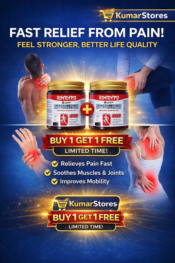 Instant Pain Relief Soothing Massage Gel – Pack of 2 (Buy 1 Get 1 Free)